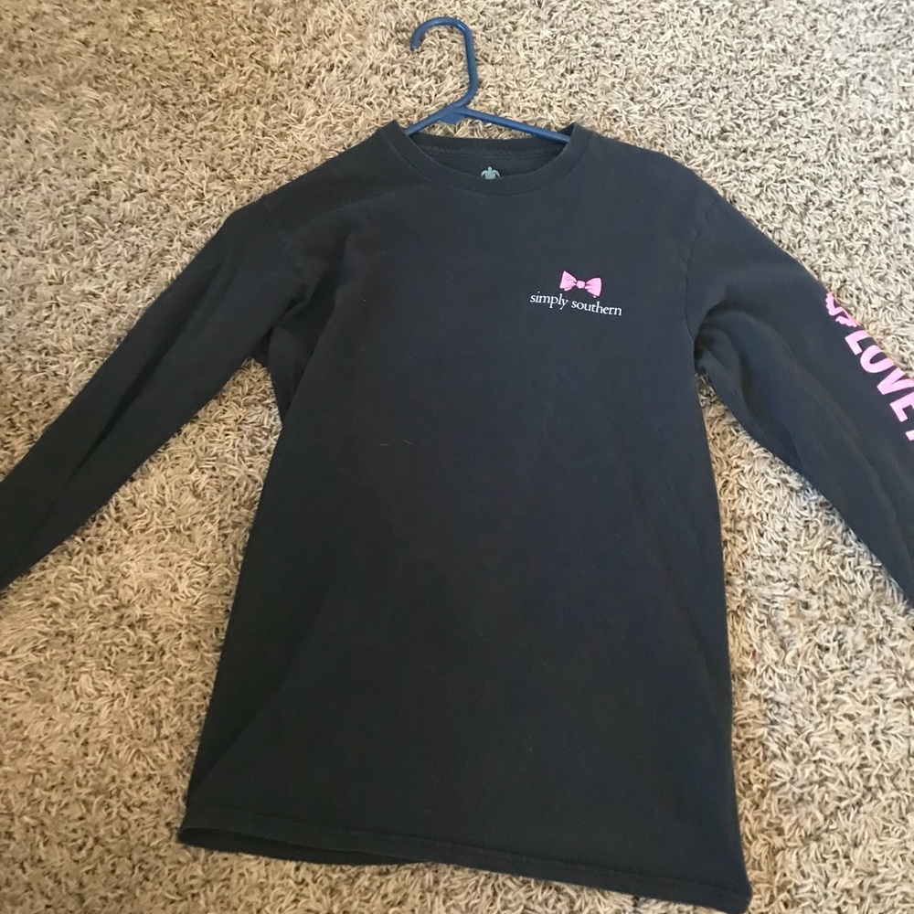 simply southern black long sleeve